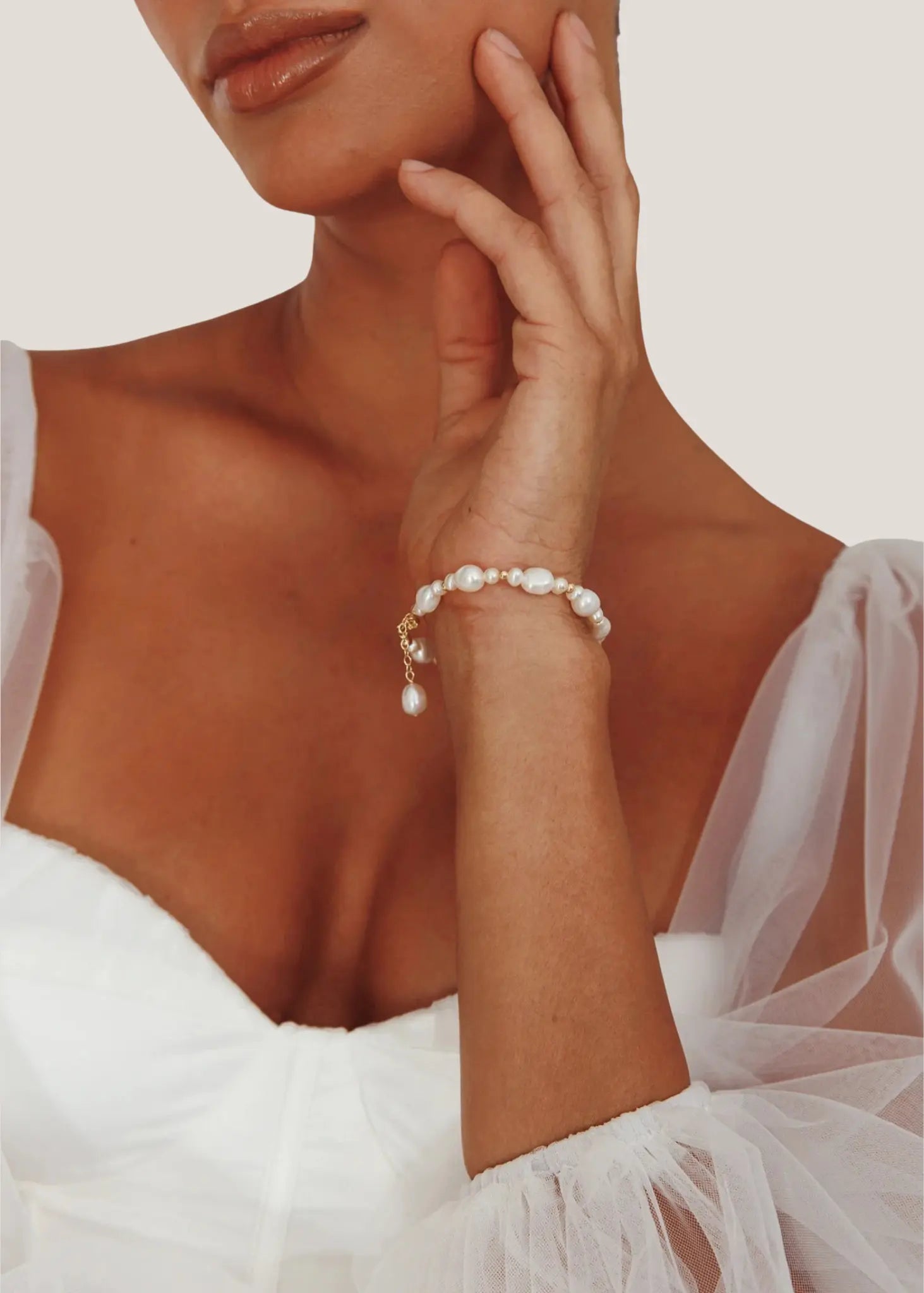 Gilded Pearl Drops
