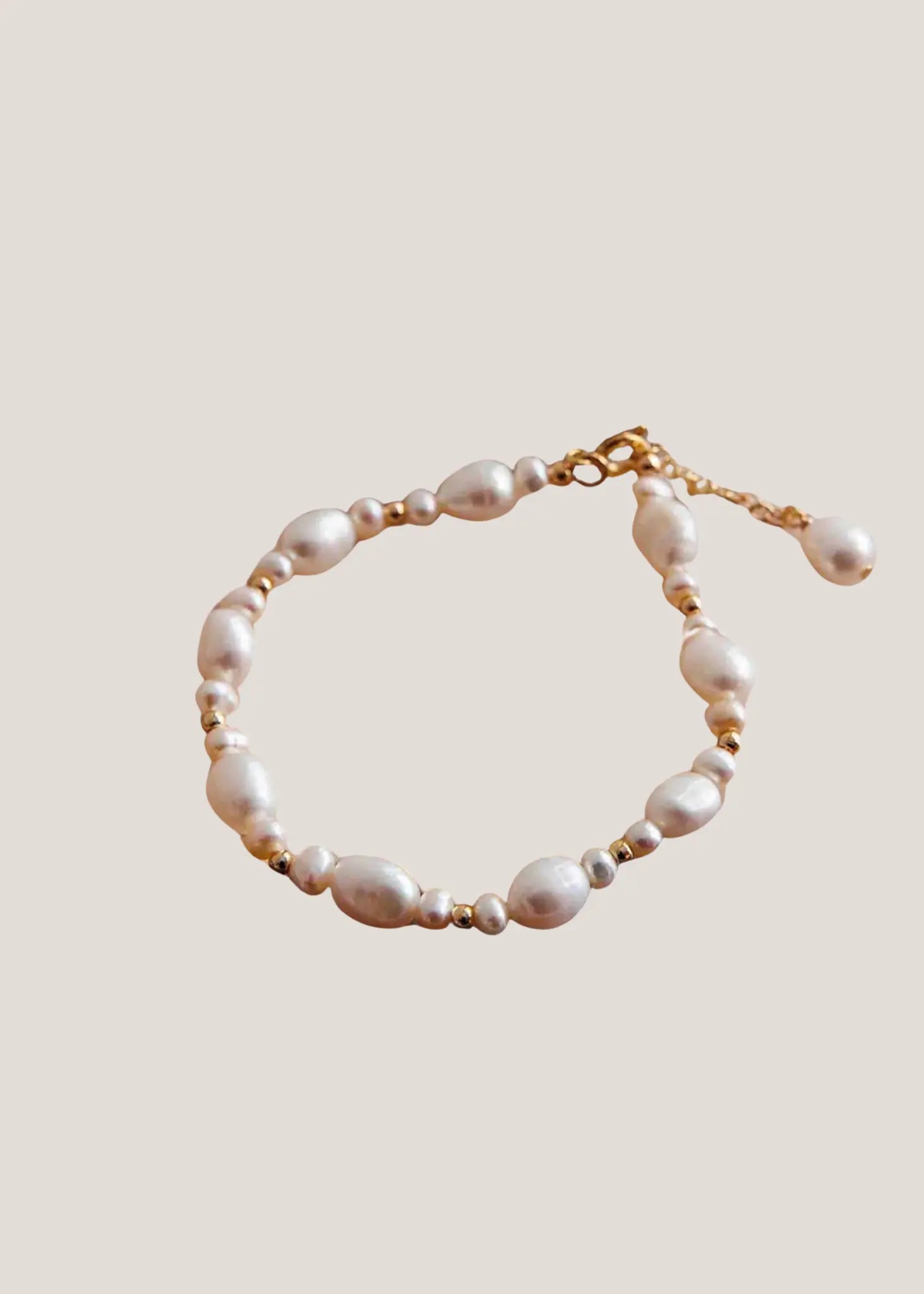 Gilded Pearl Drops