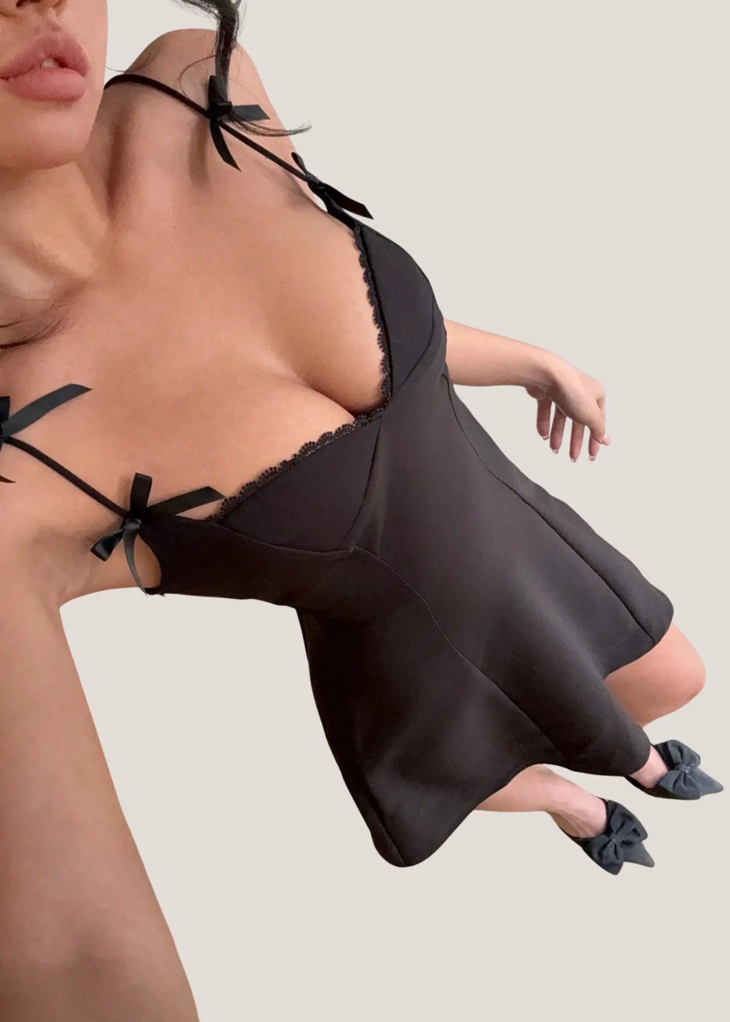 Midnight Spaghetti Dress