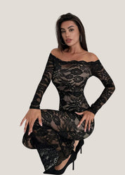Noir Chiffon Romance