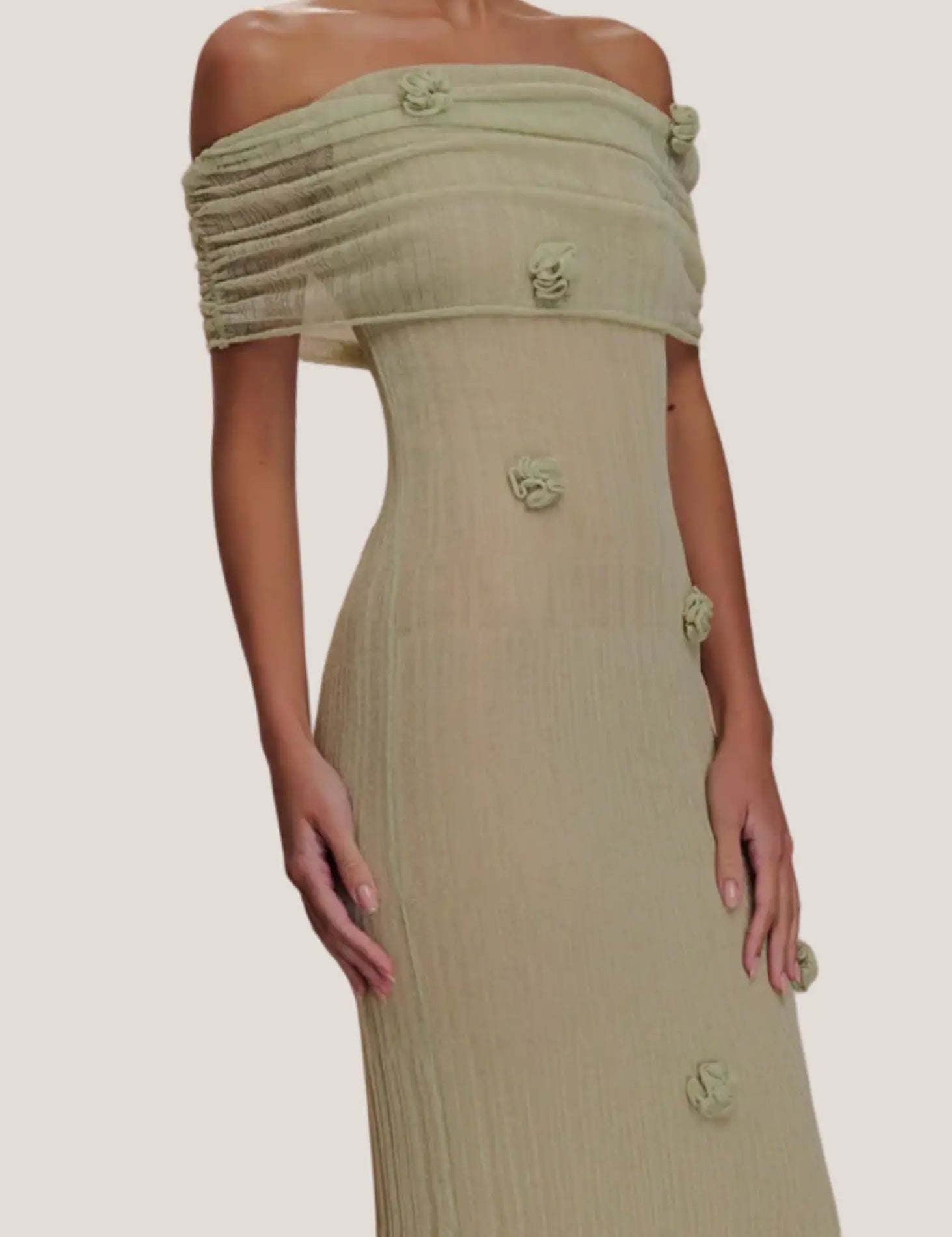 Orchid-Off-Shoulder-Knit-Fishtail-Maxi-Dress-Green-Blossom-4.webp