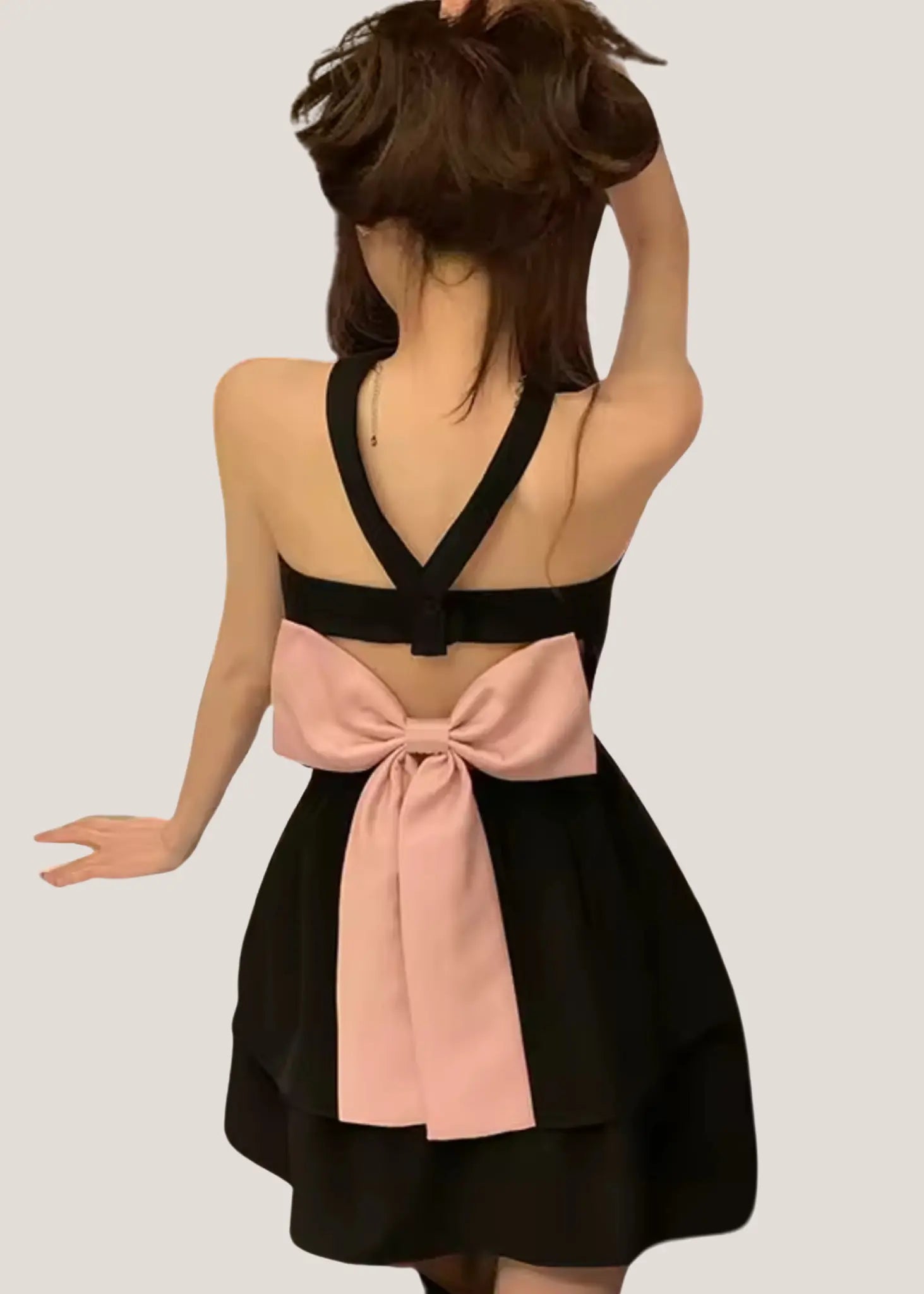 Backless Noir Glam