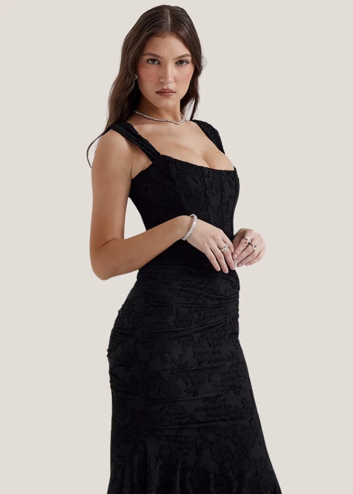 Carisia Lace Maxi