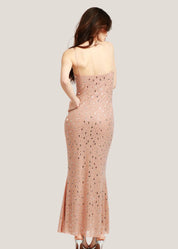 Lan Nude Sparkle Maxi